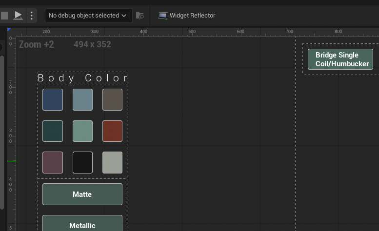 Unreal UI Layout